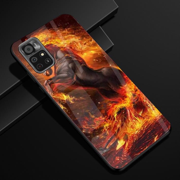 Ốp hình mặt lưng ép kính dẻo cho Xiaomi Redmi Note 11 / Note 11S 4G/ Note 11 pro 5G  chống bể, bóng bẩy, sắc nét