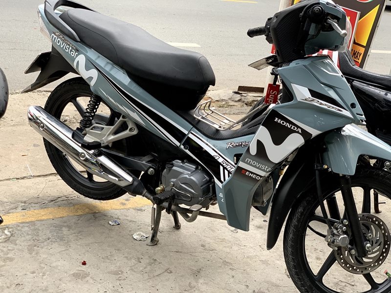 Tem rời wave blade 110 Movistar dán xe xám xi măng