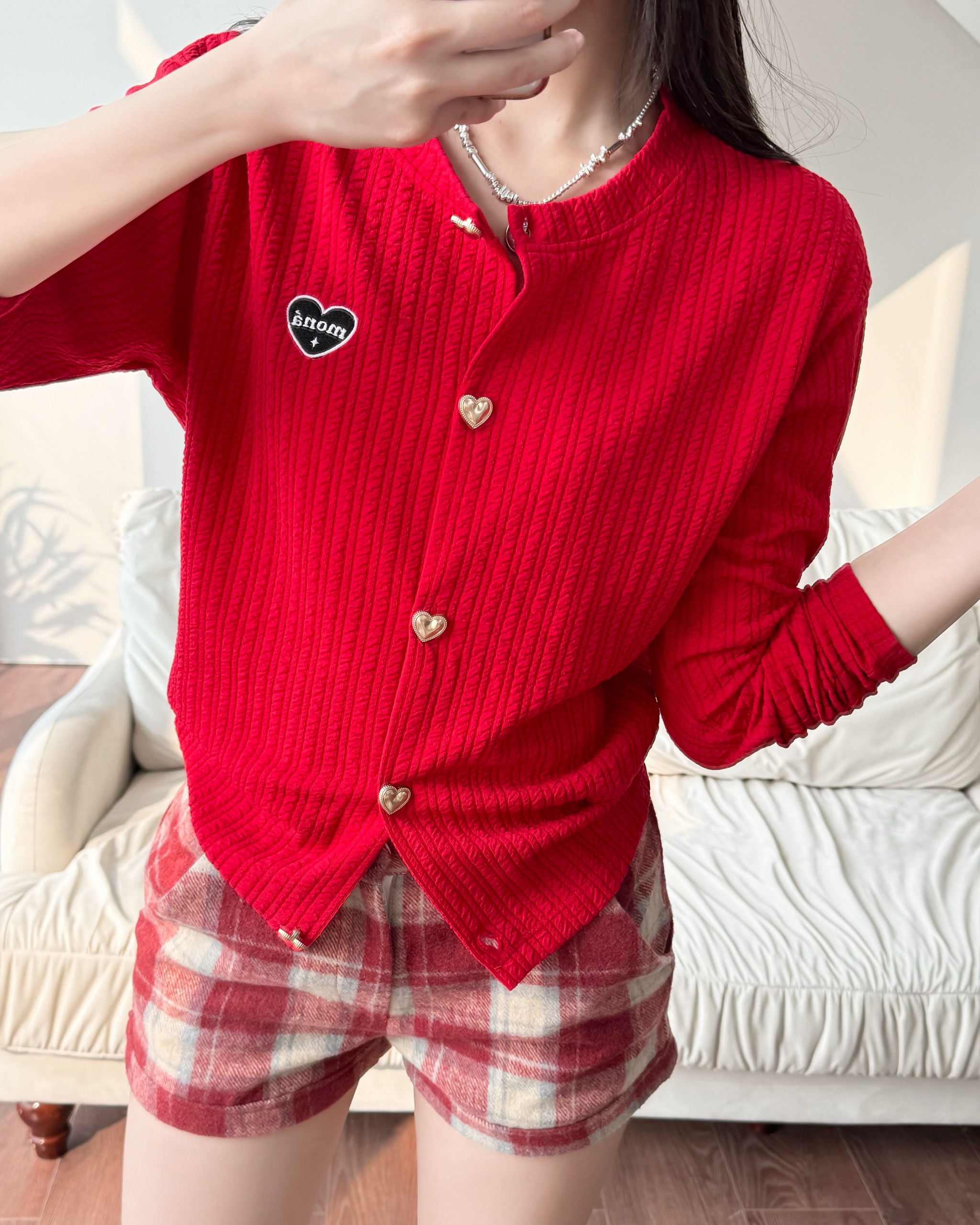 [VOUCHER 12%/149K] Áo khoác cardigan thun gân len MONÁ - WINDY