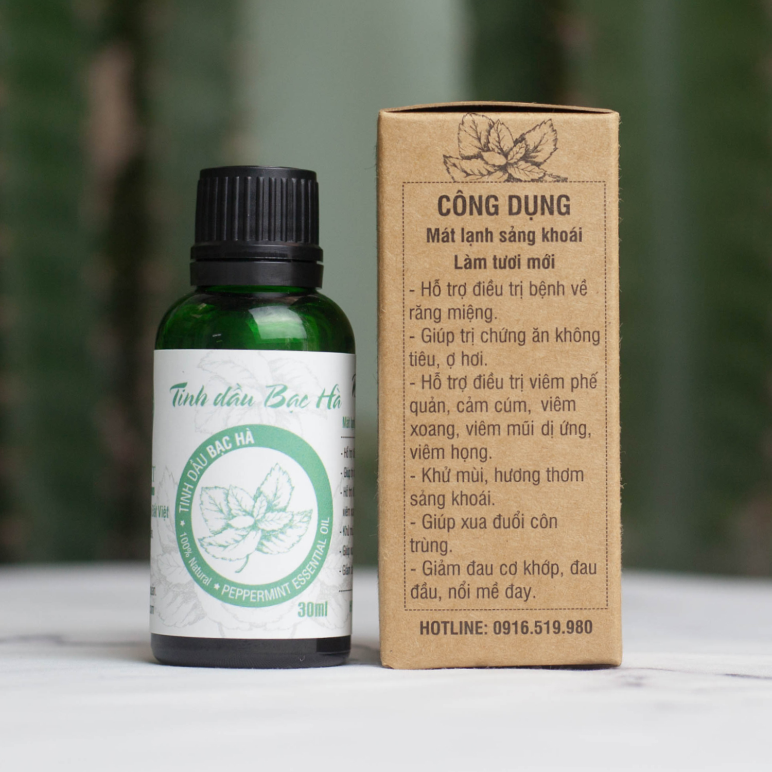 [HCM]Tinh Dầu Bạc Hà Đất Việt (30ml)