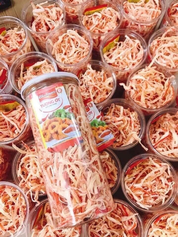 [LOẠI NGON] MỰC TẨM XÉ SỢI ĂN LIỀN 300G