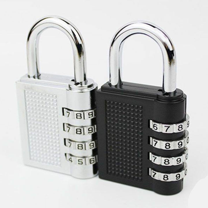 Ổ Khóa Inox 4 Vòng Số Chống Rỉ Sét Tiện Lợi