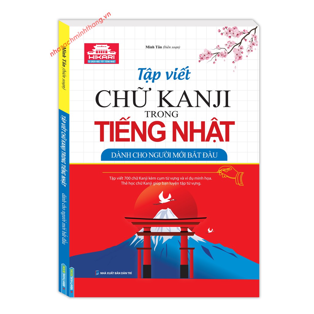 Sách - Tập Viết Chữ Kanji Trong Tiếng Nhật Dành Cho Người Mới Bắt Đầu