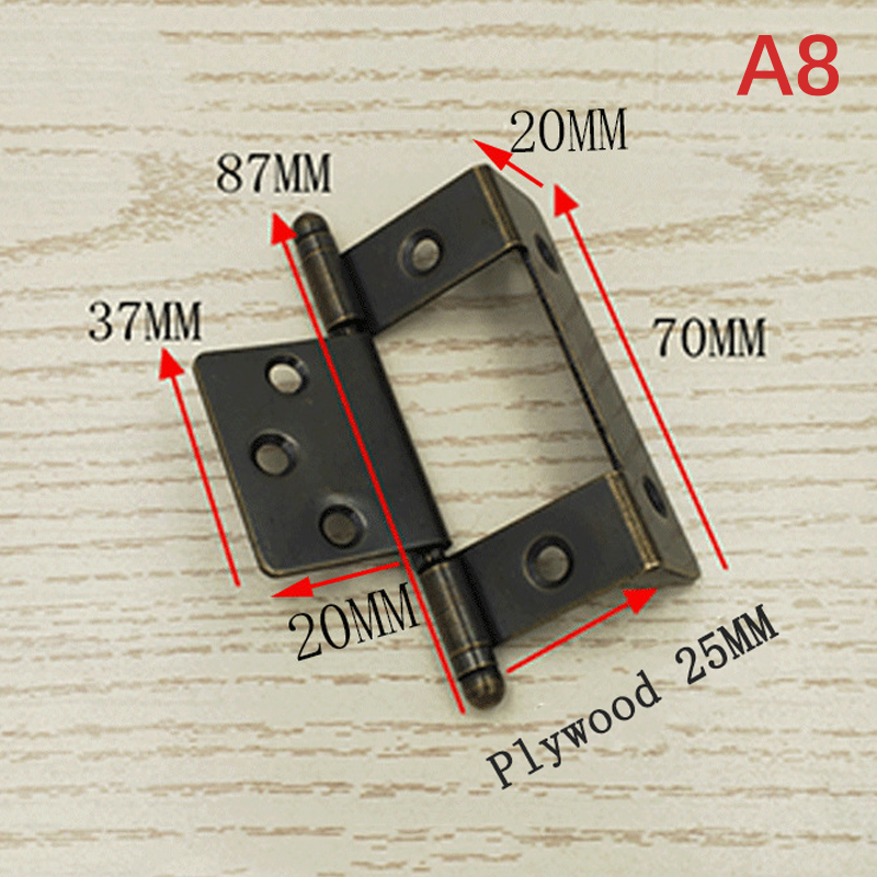 Ruyifang Bản lề nội thất mở 135 độ Bản lề cửa chịu lực lớn cho tủ bếp bằng sắt màu đồng cổ