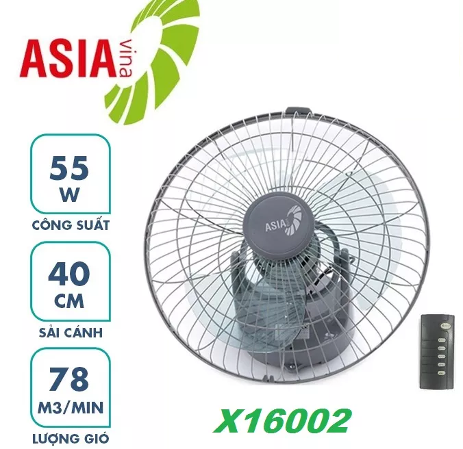 Quạt trần đảo Asia X16002 có Remote