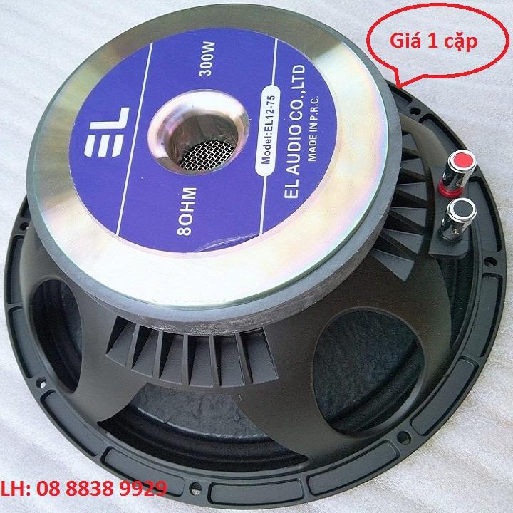 LOA NHẬP KHẨU - 2 CỦ BASS 30 EL AUDIO CÔN 75 TỪ 170 MÀNG CHỐNG NƯỚC CAO CẤP - GIÁ 2 LOA