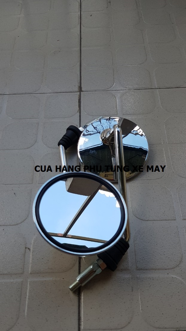 Gương chiếu hậu tròn inox - giá 1 cặp