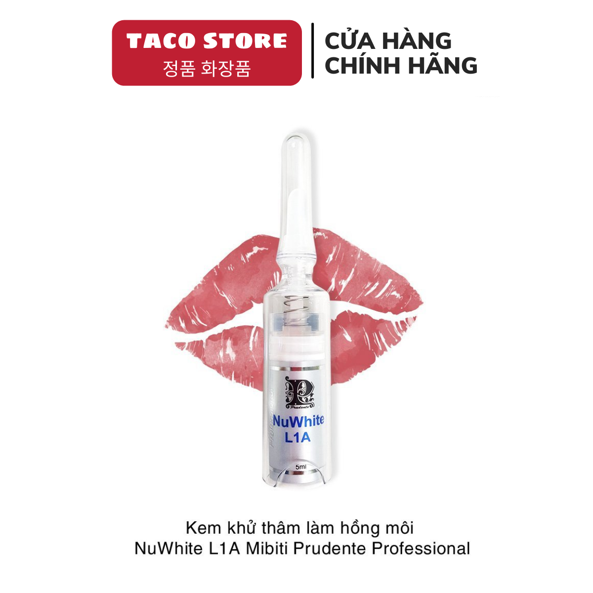 Kem khử thâm và làm hồng môi NuWhite L1A 5ml