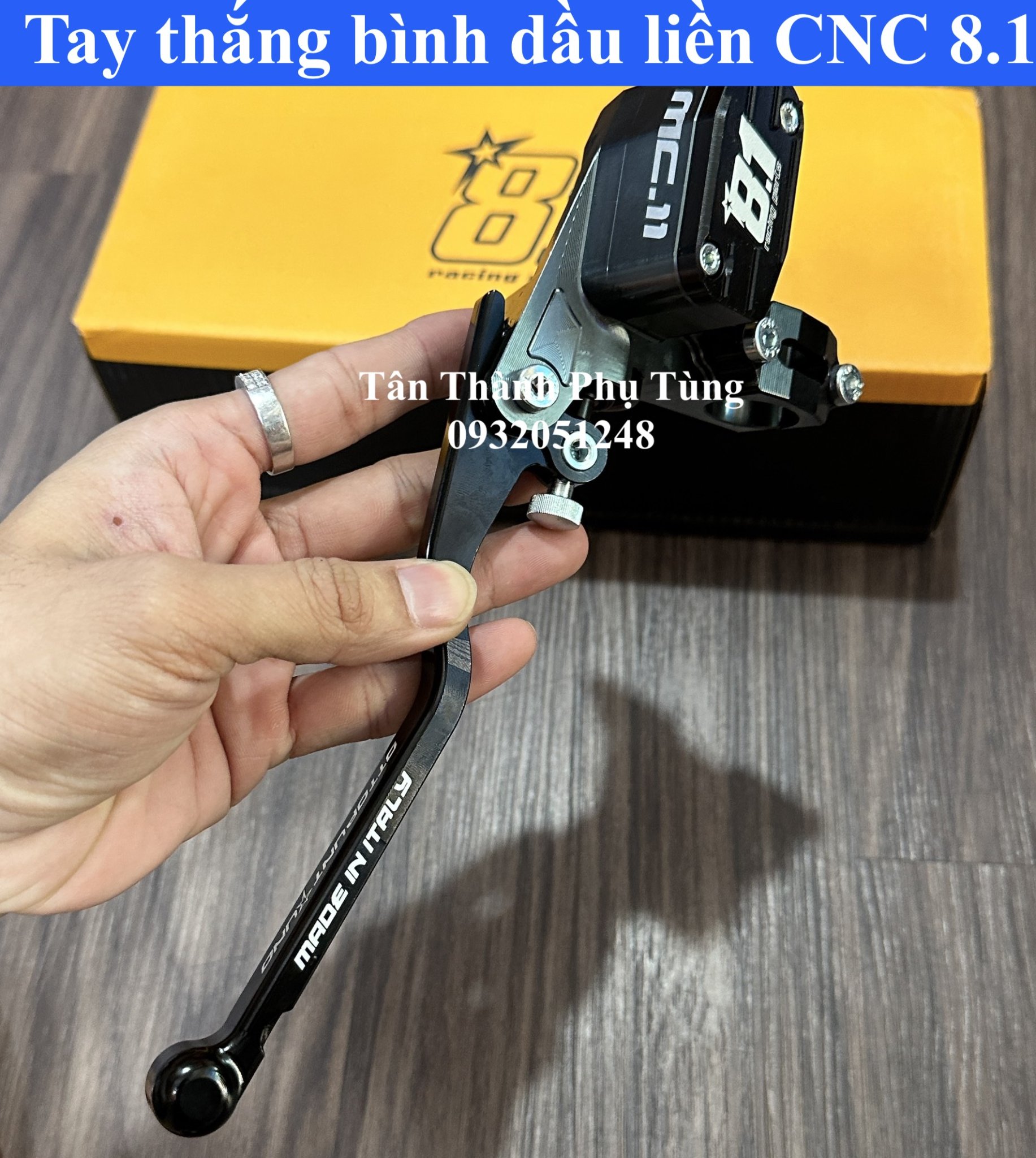 Tay thắng bình dầu liền CNC 8.1
