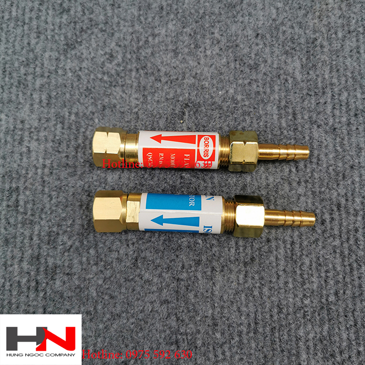 Combo van cháy ngược lắp mỏ cắt và mỏ hàn ren 16mm