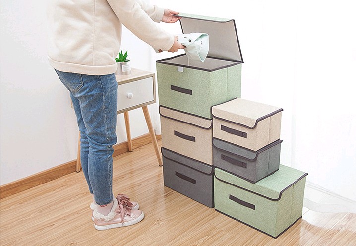 ComBo 2 Hộp Vải Đựng Đồ Đa Năng