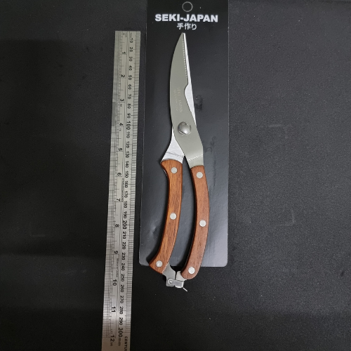 kéo cắt xương gà Seki japan sizse 10 inch 250mm cán gỗ