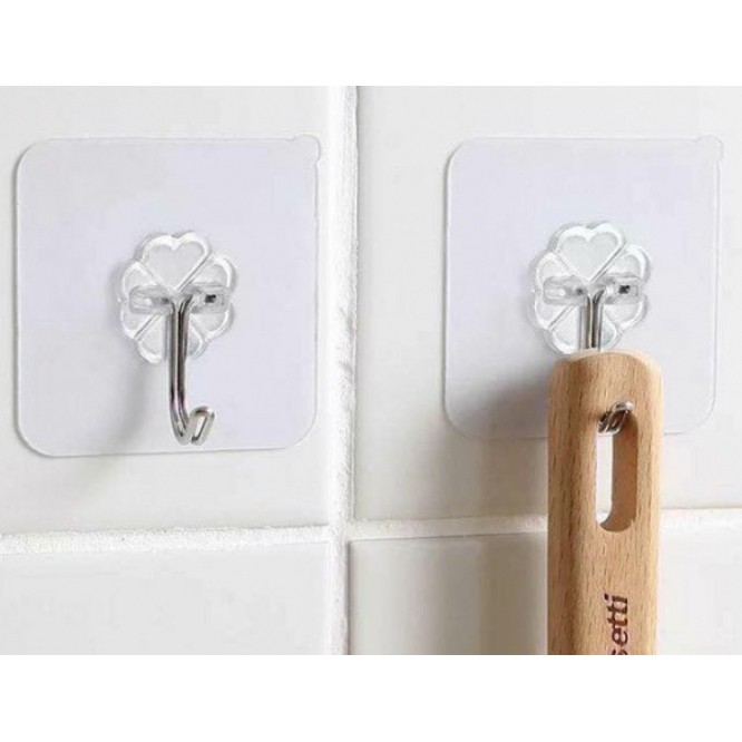 10 Móc dán tường siêu dính 6x6cm