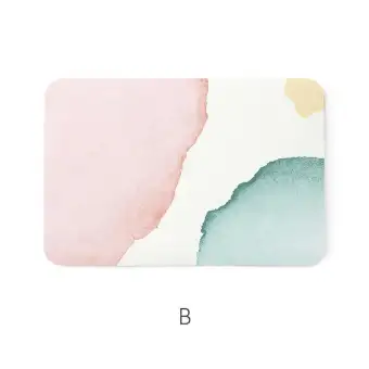 Northern Europe Ins Wind Marble Bathroom Mat Sanitary Ware Door