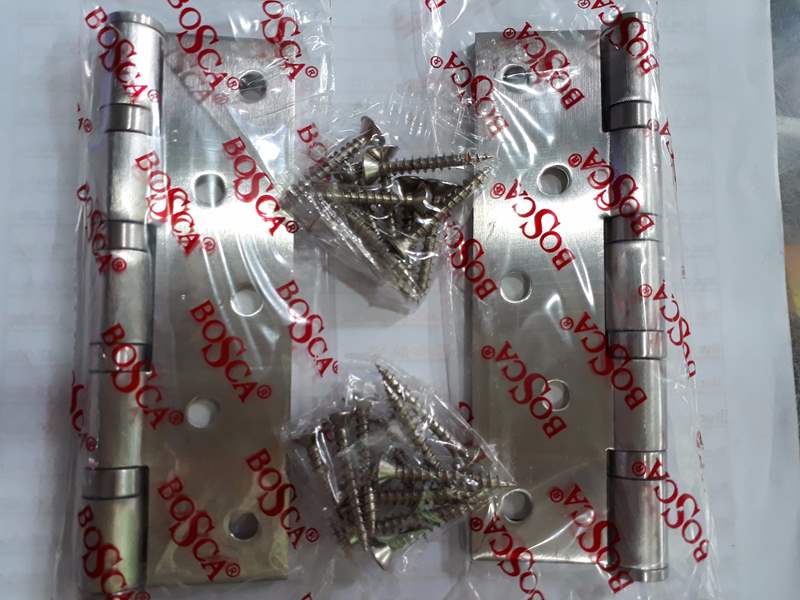 [HCM]BẢN LỀ CỬA INOX 304 125x75x3mm