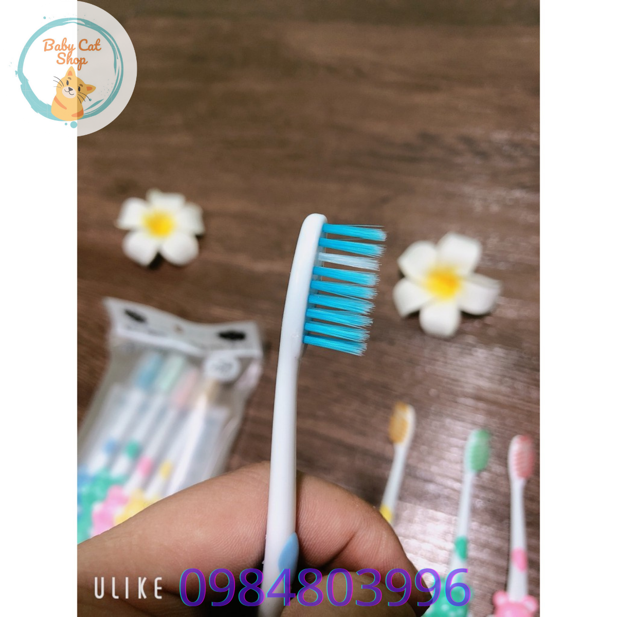 SET 4 Bàn Chải Gấu đánh răng cho bé yêu