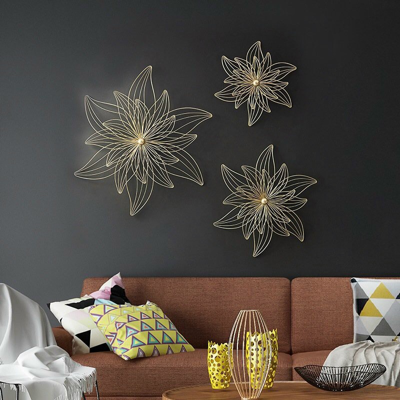 Tranh sắt treo tường nghệ thuật, tranh decor trang trí hoa mai mã 2410