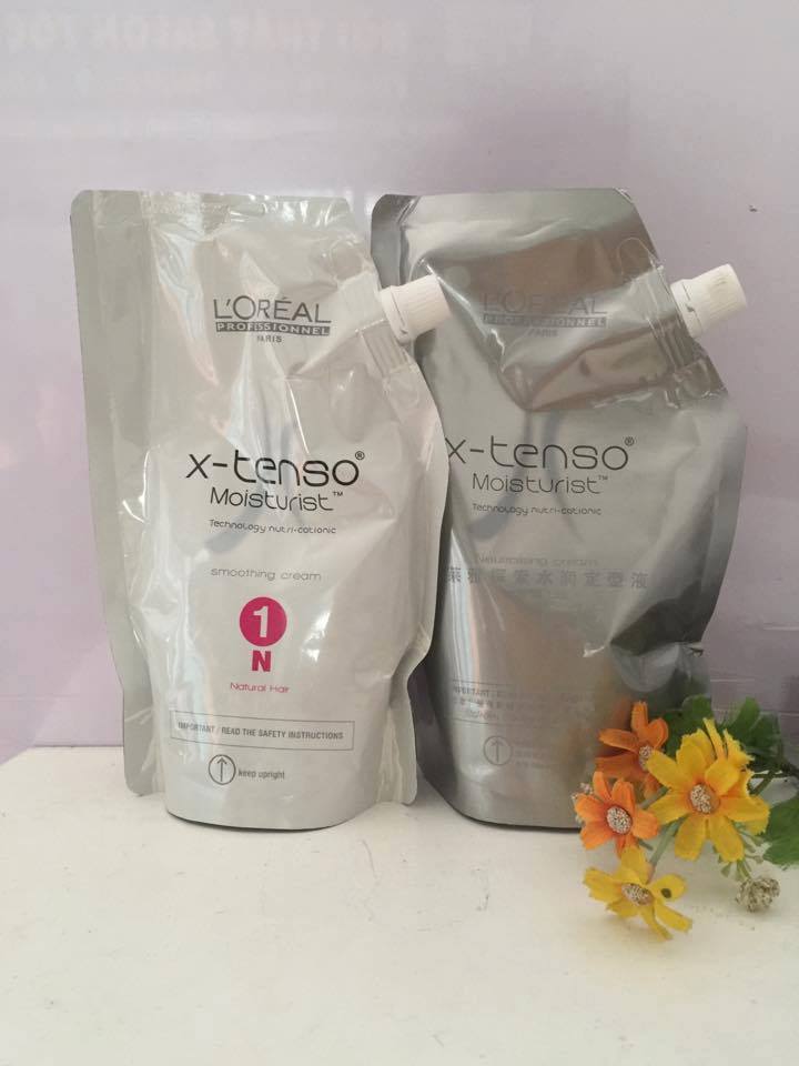 Cặp duỗi tóc l’oreal x-tenso nóng 400ml x 2