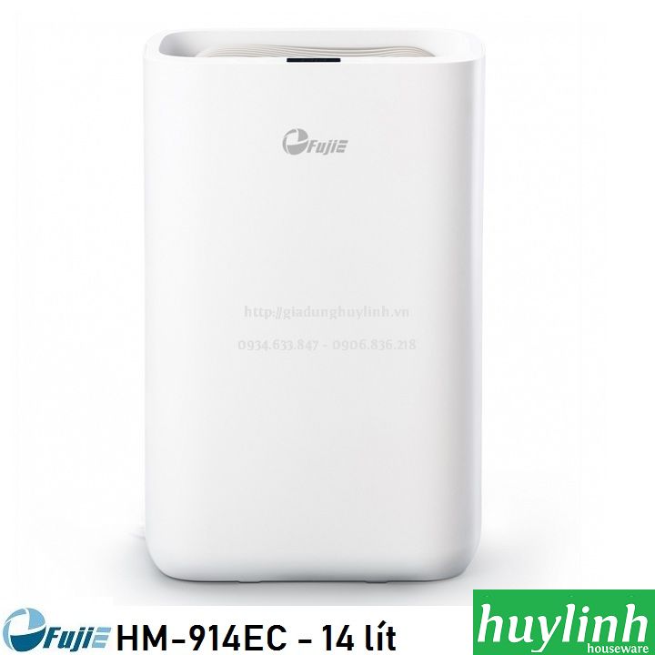 [HCM][Trả góp 0%]Máy hút ẩm dân dụng Fujie HM-914EC - 14 lít/ngày