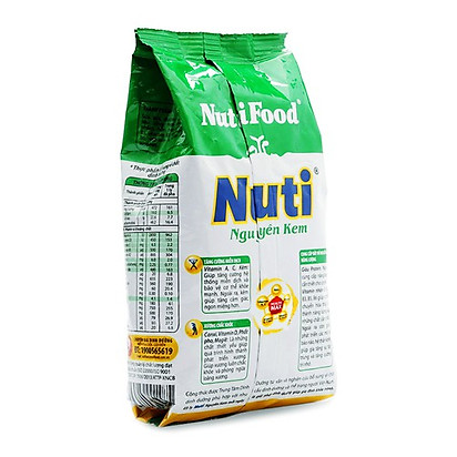 Sữa Bột Nguyên Kem Nutifood Túi 400g.