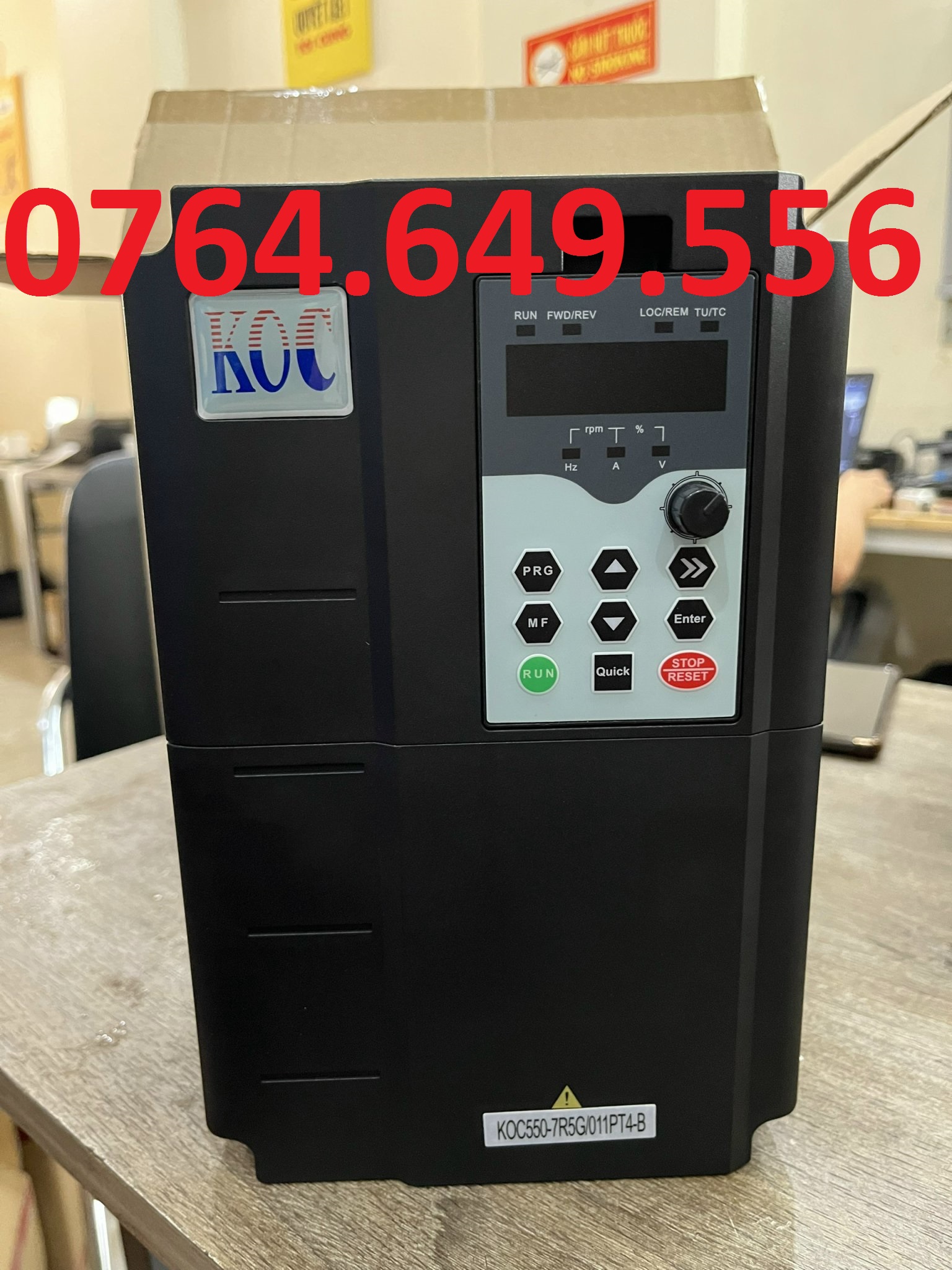 BIẾN TẦN KCLY 3,7KW VÀO 1 PHA 220V RA 3 PHA 380V HÀNG MỚI CHUYÊN ĐỔI ĐIỆN 1 PHA RA 3 PHA