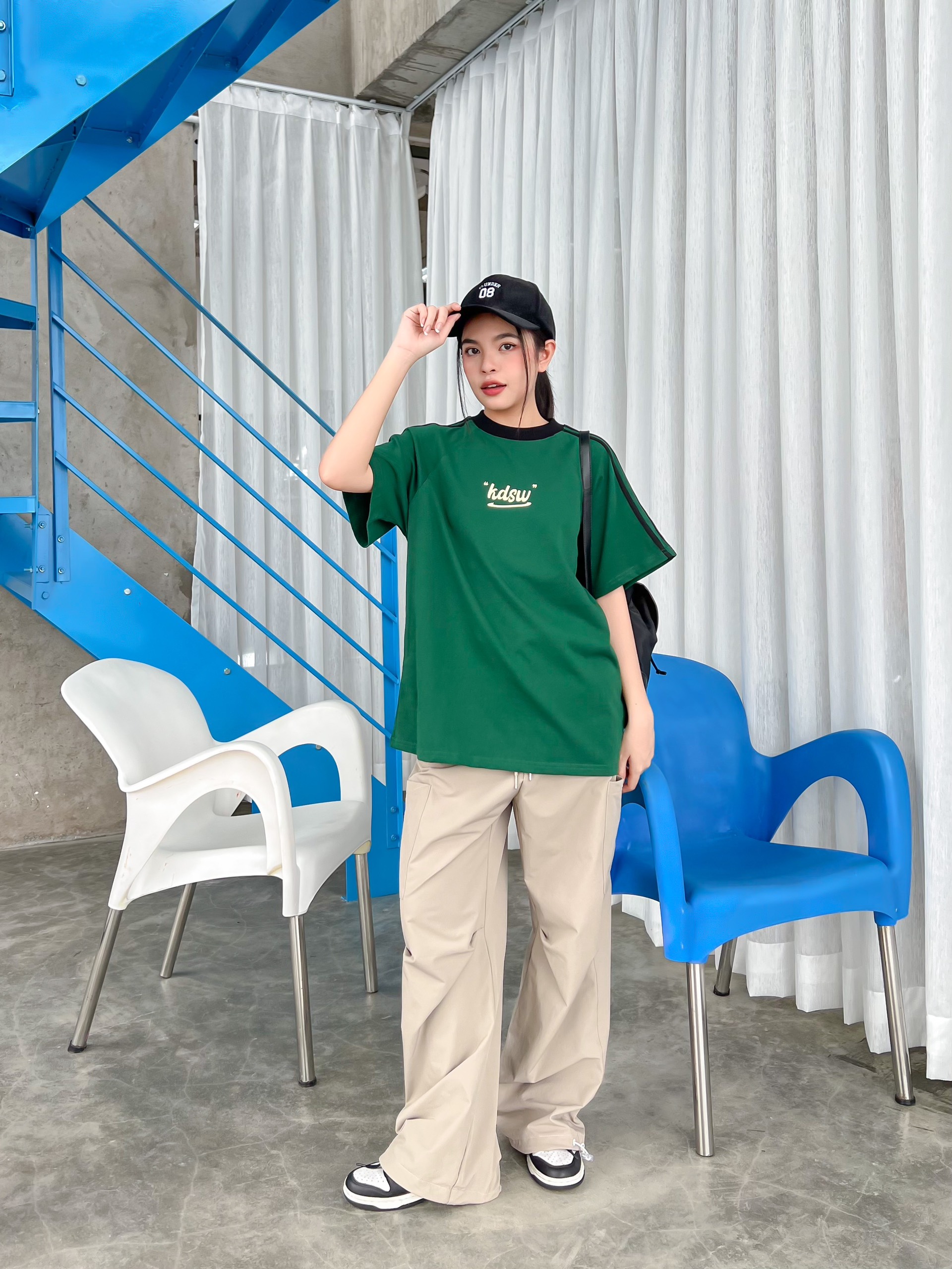 KIDO Quần dù dây rút POCKET PANTS