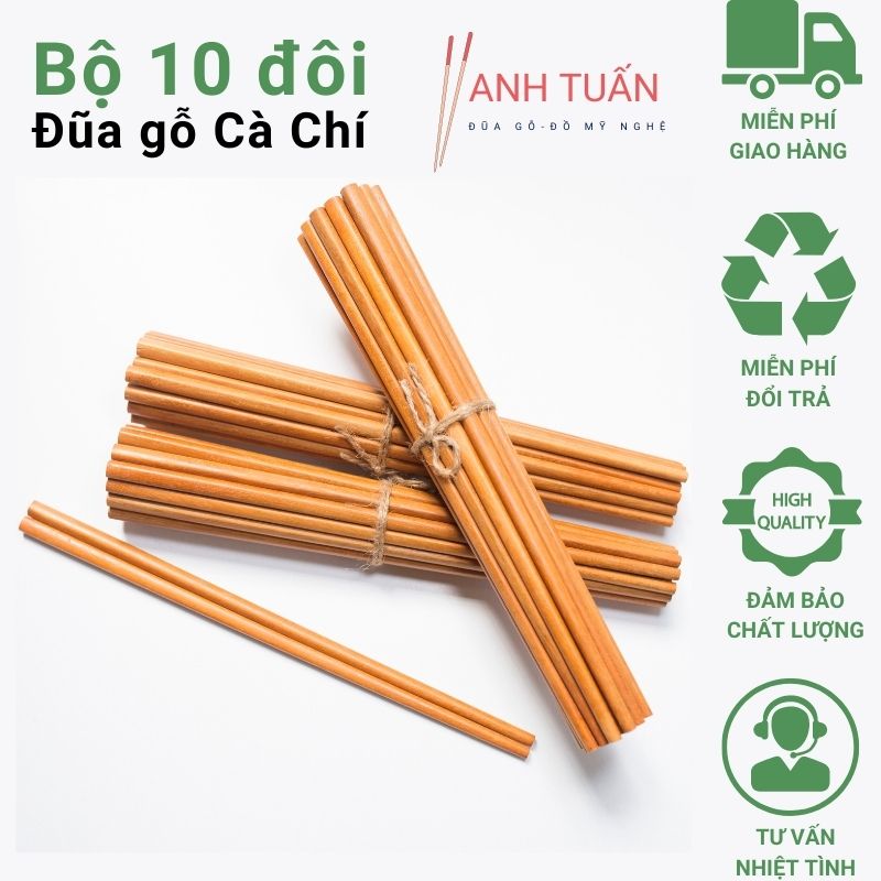 Chopsticks Wood Star
