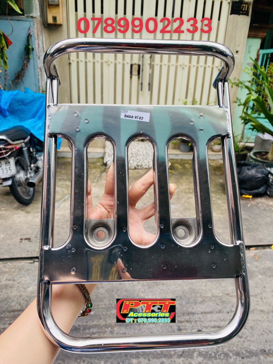 Baga yên sau cub 82 - 84 - dd - dh - custom inox