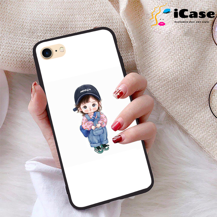 Ốp lưng iPhone 7 viền dẻo TPU BST Chibi