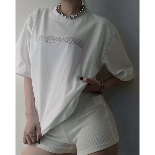 PHENO WHITE GEMSTONES - ÁO THUN ĐÍNH ĐÁ UNISEX PHENOMENAL