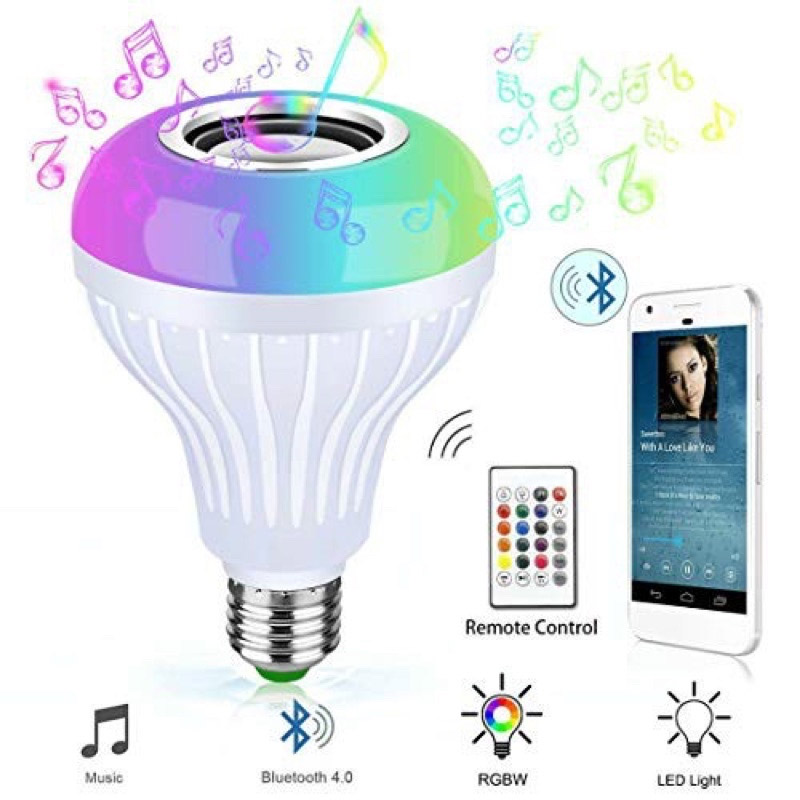 Bóng đèn LED độc đáo kiêm loa nghe nhạc bluetooth