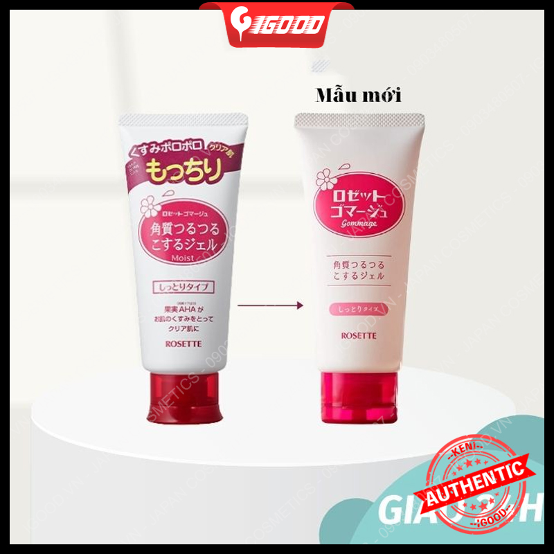 Tẩy tế bào chết Rosette Gommage Peeling Gel 120gr Nhật Bản
