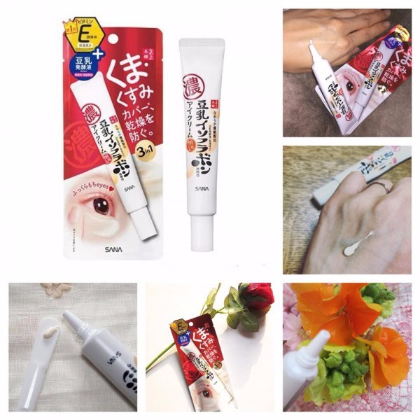 [hcm]kem dưỡng tri thâm quầng mắt sana với tinh chất vitamin e của nhật (tuýp 20g) - hàng nhật nội địa 4