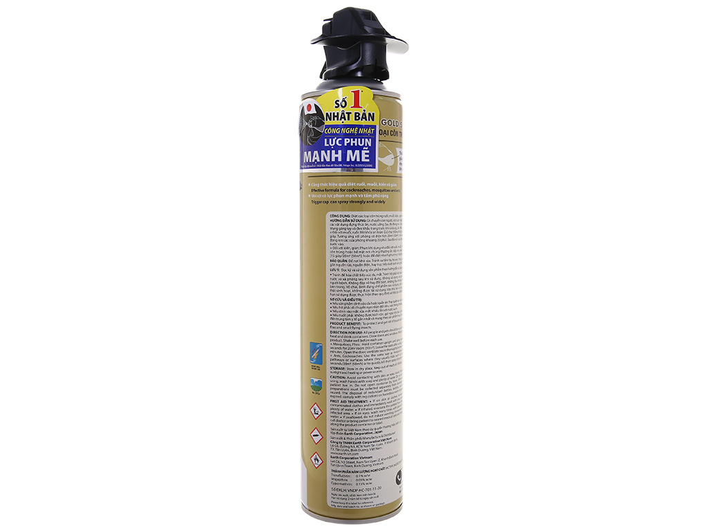 ARS JET GOLD 600ml Insecticide Spray No Odour - Multi-Flavor Protection