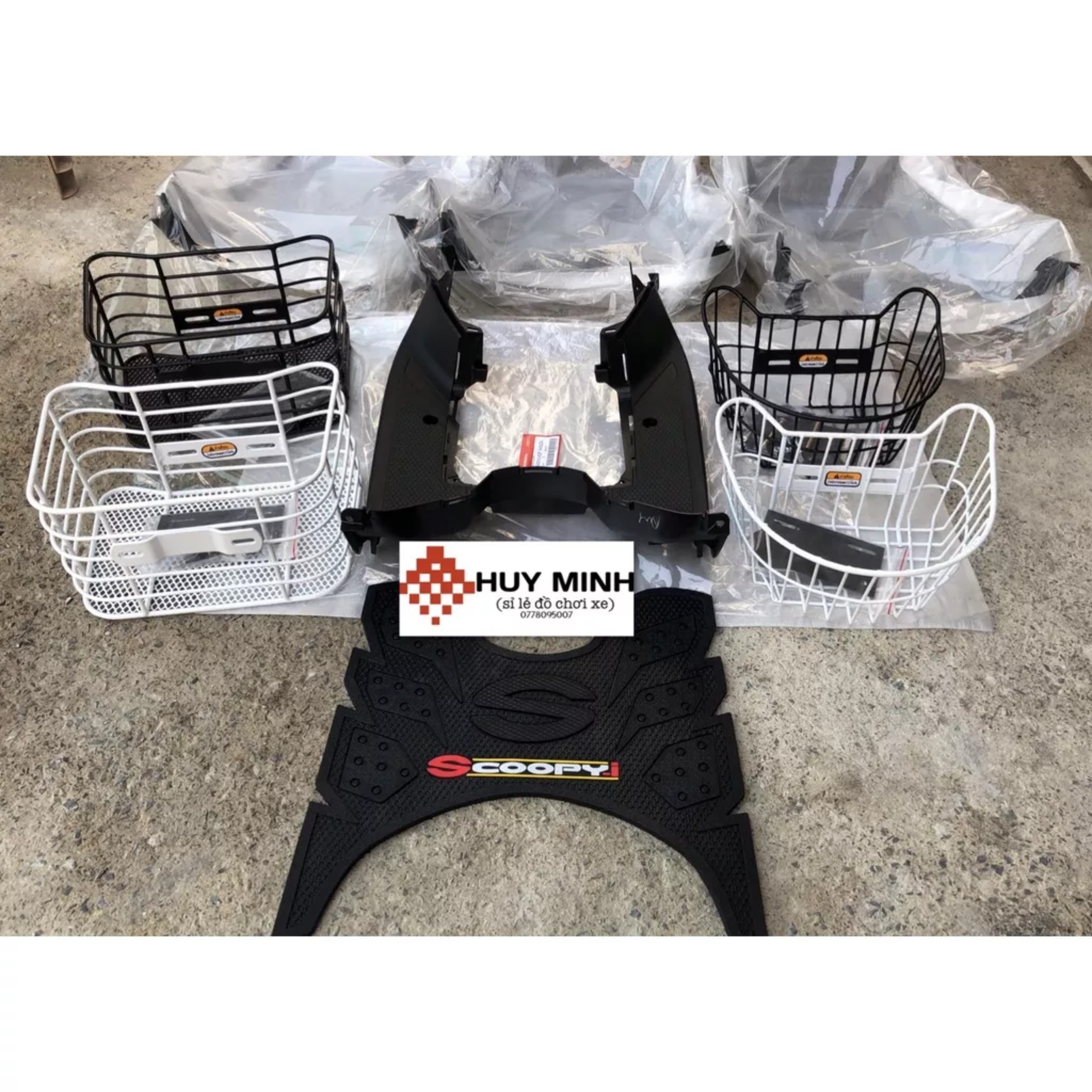 Rổ xe gắn xe scoopy - hàng cao cấp chất lượng