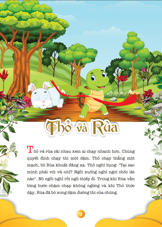 Truyện ngụ ngôn: Thỏ và Rùa