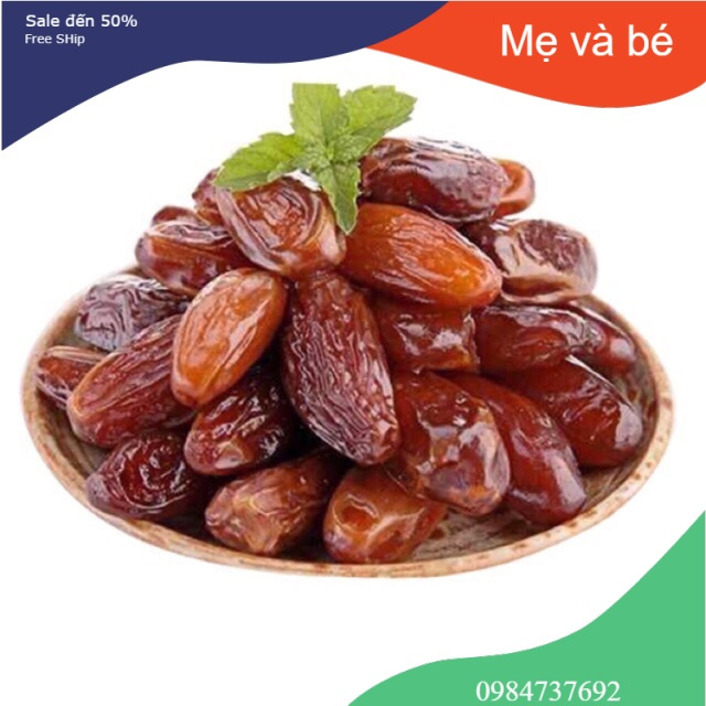 500gr mứt chà là sấy dẻo không đường loại ngon
