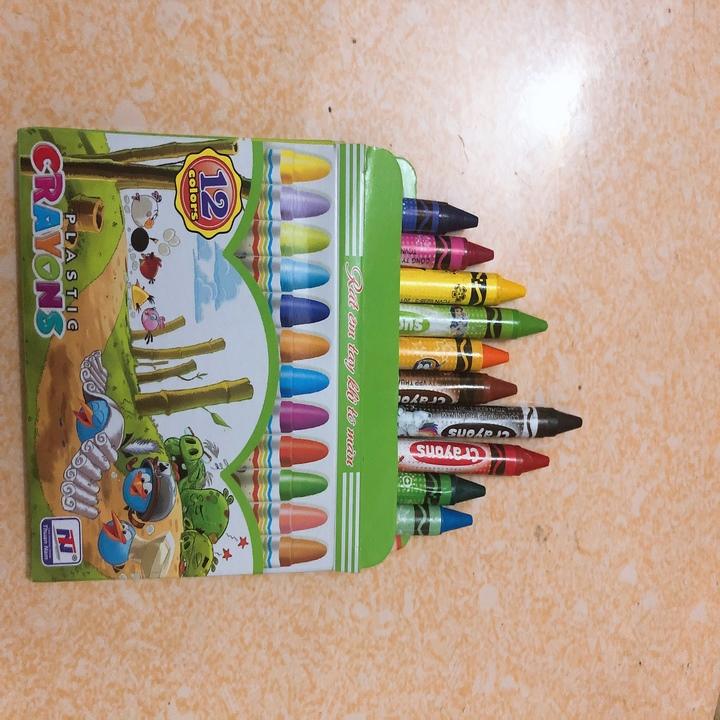 Sáp 12 màu Combo 10 Hộp