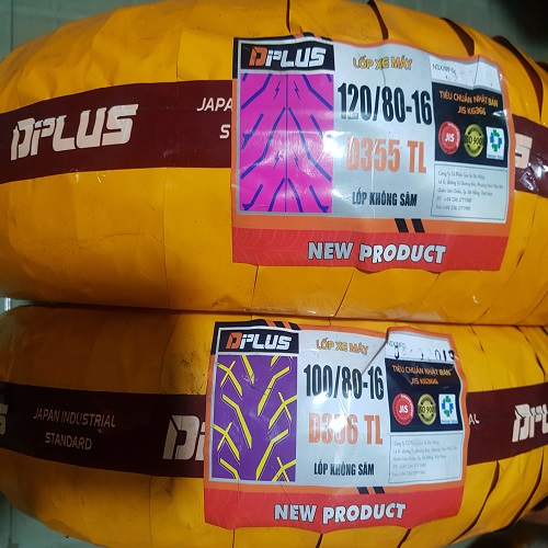 Lốp SH 100/80-16 TL Dplus - 125cc 150cc