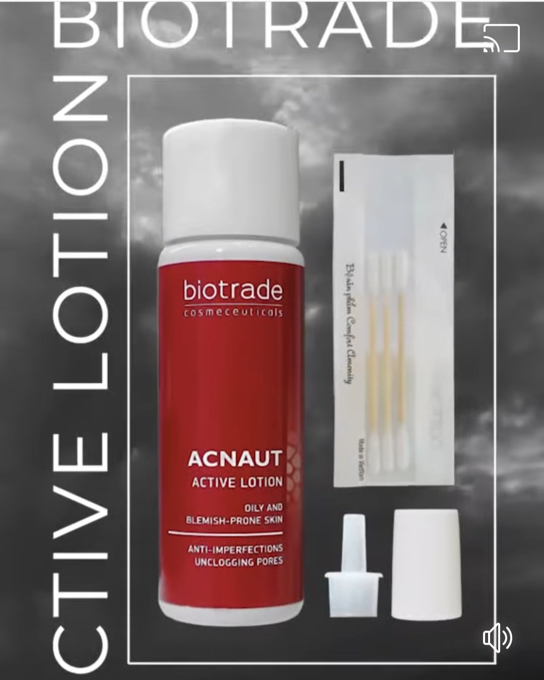 [CHÍNH HÃNG] Lotion Chấm Mụn Sưng, viêm Biotrade Acnaut Active Lotion 10ml, 60ml