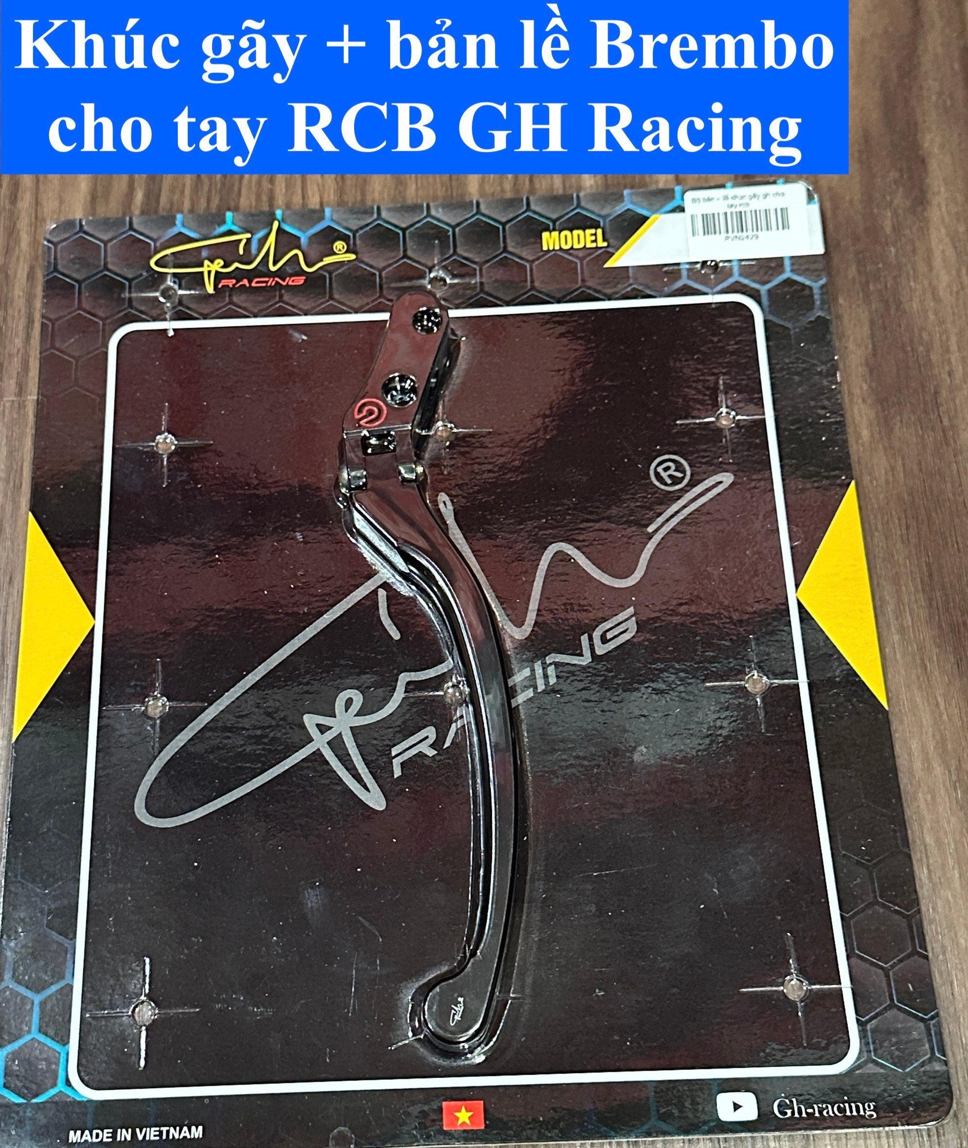 Bộ khúc gãy kèm bản lề brem-bo cho tay rcb gh racing, cts