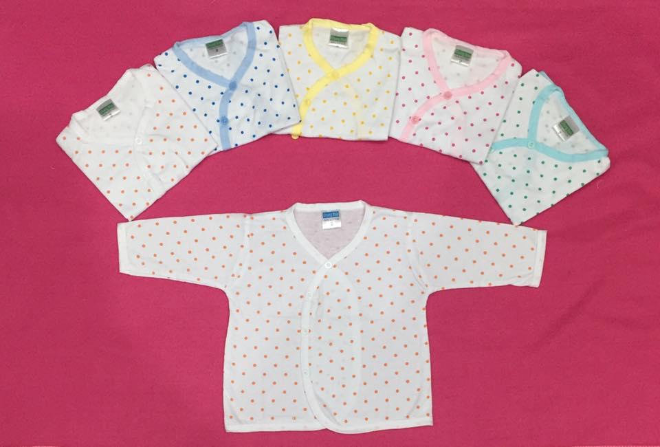 Combo 5 Áo Chấm Bi TD Bé 3-6kg