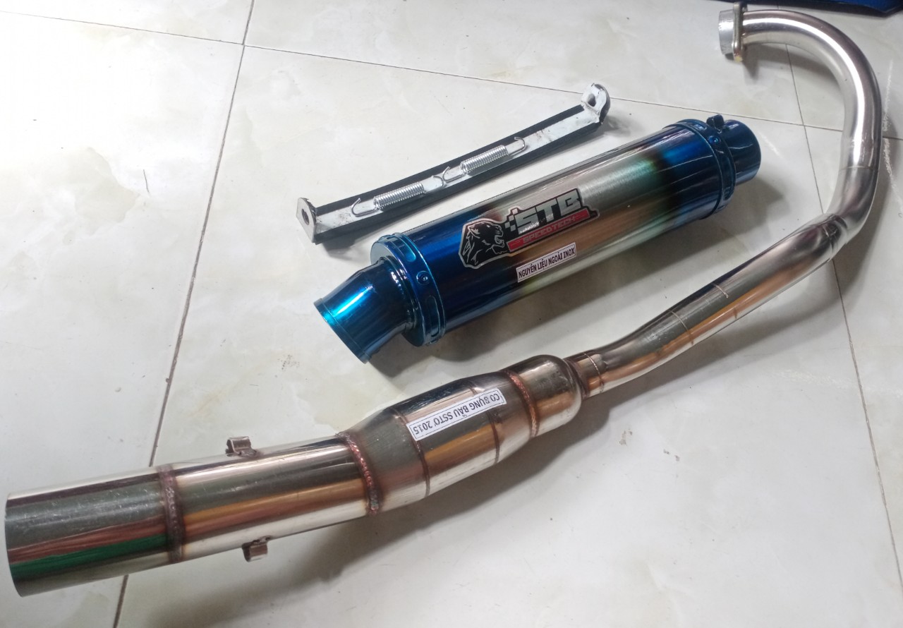 Pô STB full cổ bầu lắp exciter 150.