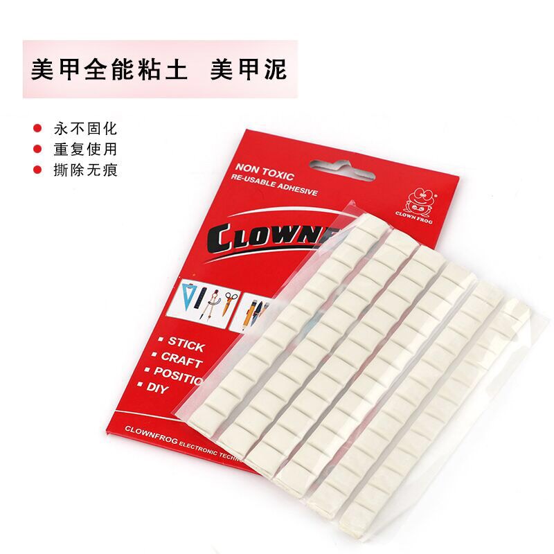 [HCM]Keo đất sét đa năng dán móng giả clay dính móng đất sét clutact dán cố định móng tay giả (bán lẻ 1 thanh)