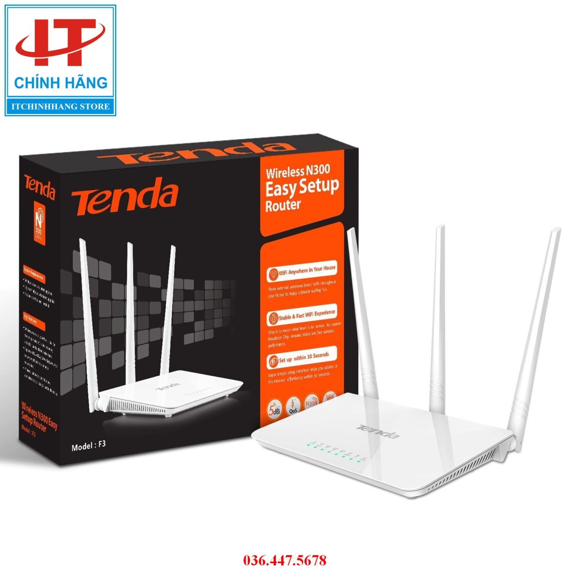 Bộ phát sóng Wifi Tenda F3