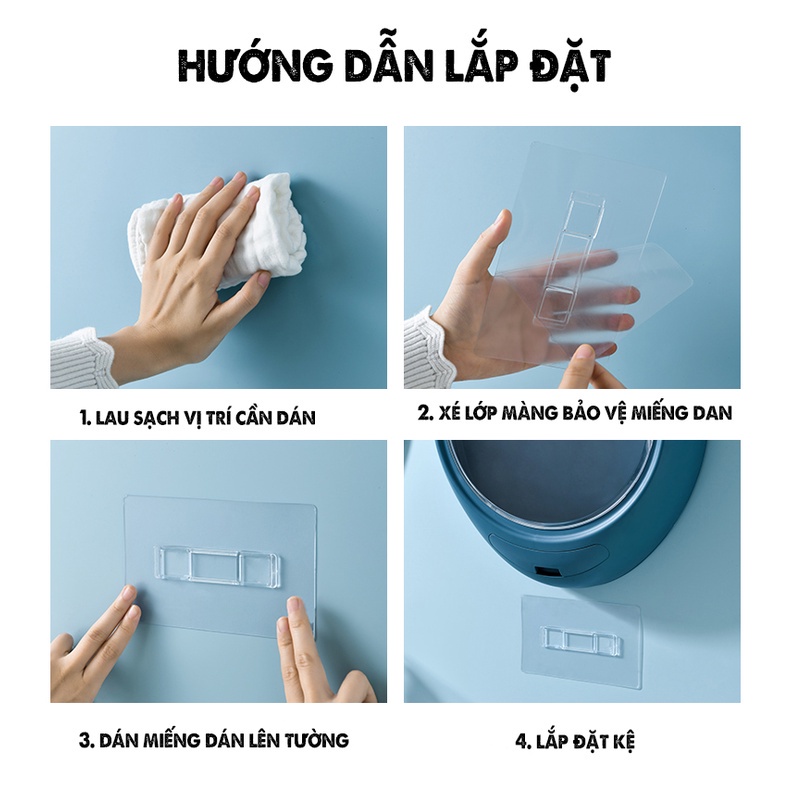 Kệ Đựng Mỹ Phẩm Treo Tường 2 tầng (NC28)