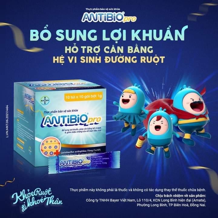 Men vi sinh Antibiopro Hàn Quốc
