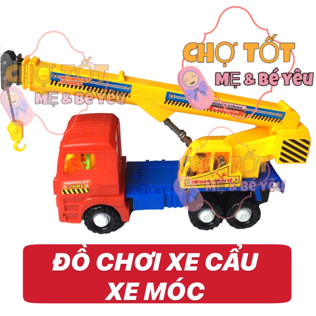 Đồ chơi xe móc, xe cẩu chạy trớn