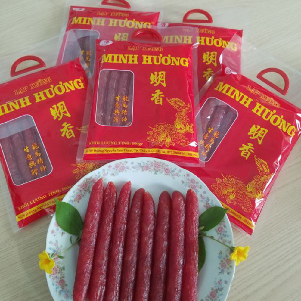 LẠP XƯỞNG MINH HƯƠNG  500gam (ĐẶC SẢN CHÂU ĐỐC – AN GIANG) BHDN