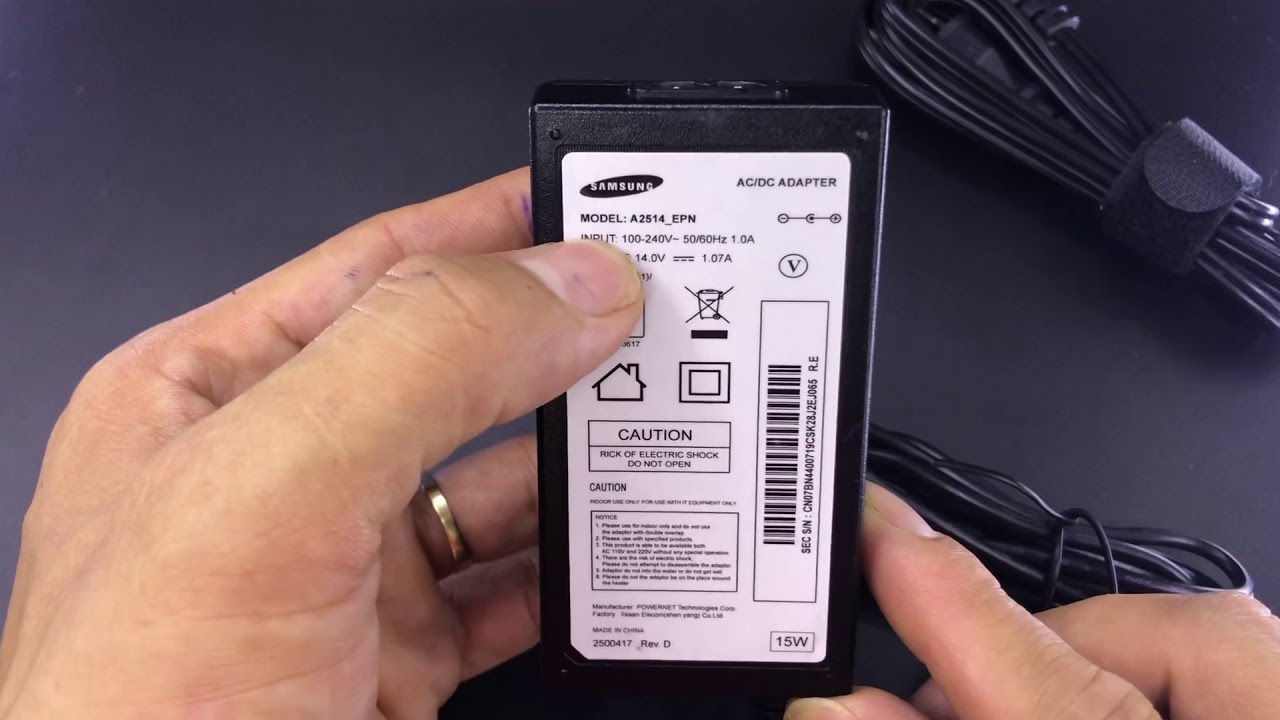 Adapter nguồn màn hình Samsung 14V 0.7A